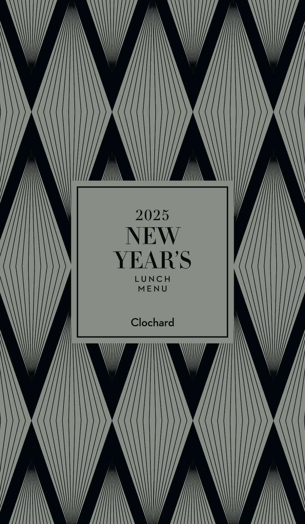 New Year Lunch Menu Clochard 2025